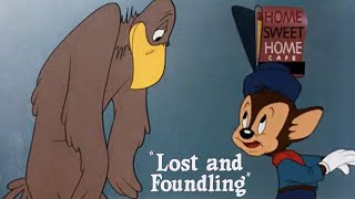 Lost and Foundling 1944 Merrie Melodies Sniffles the Mouse Cartoon Short Film  Review [upl. by Cinomod646]