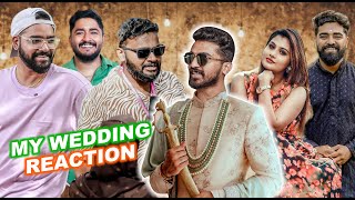 MY WEDDING 😍 YOUTUBERS REACTION 😱 [upl. by Arev]