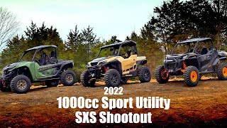 Yamaha RMAX 1000 vs CanAm Commander 1000R vs Polaris General XP 1000 Sport Utility SXS Shootout [upl. by Nameerf]