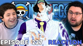 MEET ADMIRAL AOKIJI  One Piece Episode 227  REACTION [upl. by Jazmin]