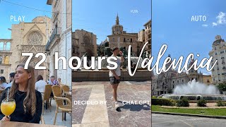 Letting ChatGPT Decide our 72 Hours in Valencia🇪🇸 [upl. by Soane612]