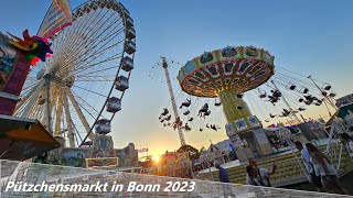 Pützchensmarkt  Kirmes in Bonn 2023  das Rheinland feiert [upl. by Barfuss]