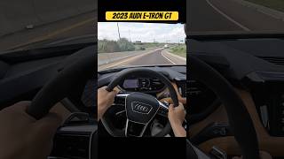 CRAZY Acceleration  2023 AUDI ETron GT [upl. by Sturges603]