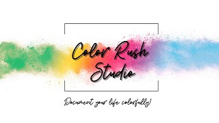 Color Rush Studio  February Main Kit Unboxing ColorRushStudio [upl. by Liahcim]