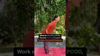 Want to conceive naturally 🤰 Practice this asana regularly and start your healing journey today 💕 [upl. by Charmine]