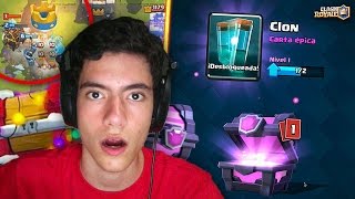 ME TOCA LA NUEVA CARTA de CLASH ROYALE EL CLON en UN COFRE MAGICO  TheDonato [upl. by Nilyad981]