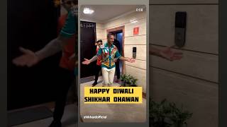 Shikhar dhawan happy diwali 🎇🎇 [upl. by Nyltiak]