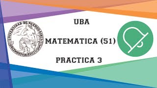 Matematica 51 CBC  Practica 3 surtidos  ejercicio 3 [upl. by Fontana]