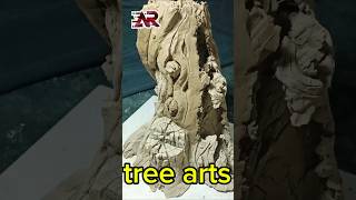 Tree details sculpting art artificial sculpture diyclay arts [upl. by Tnias277]