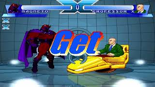 Magneto vs Professor X XMen Mugen Compilation CPU Fights Best of 3 [upl. by Vescuso]