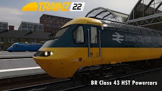 Trainz 22  New BR Class 43 HST Powercar DLC Review [upl. by Nnoj]