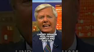 Lindsey Graham gets BIZARRE makeover to LOOK LIKE TRUMP [upl. by Mosera]