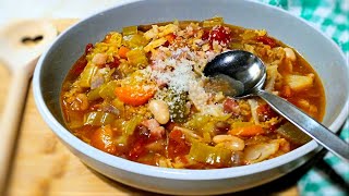 Minestrone Soup l The Easy One Pot Recipe [upl. by Eerehc98]