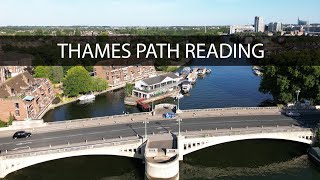 Thames Path Through Reading [upl. by Dirtsa408]