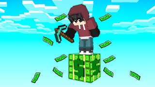 Minecraft But Its Only ONE MILLIONAIRE BLOCK [upl. by Sabba]