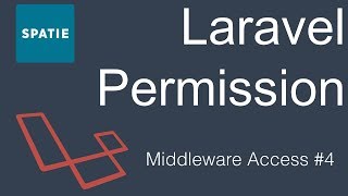 Spatie Laravel Permission Package Tutorial  Using Middleware for permission and role 4 [upl. by Lletnom]