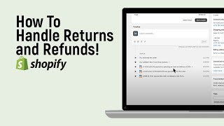 How to Handle Returns and Refunds on SHOPIFY easy [upl. by Nodnar]