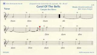 269  Carol of the Bells  Tenor [upl. by Eelannej]