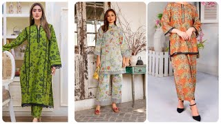 Allover printed dress design for eid special 2024Printed shirts trouser design 2024 [upl. by Elisabet]