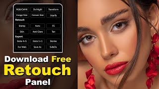 Free Retouch Panel for Adobe Photoshop RETOUCH [upl. by Ttezzil]