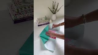 How to wrap a book gift giftideas books hack [upl. by Rases]