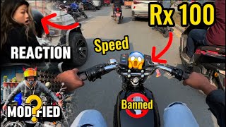 Yo bike pani Yesto powerful 😱😱🔥rx100 Modified bike [upl. by Namreh218]