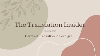 Certified Translation in Portugal [upl. by Levison]