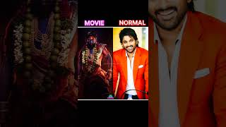 South actors Movie look \ Normal look alluarjun vijay south pushpa2 short viral [upl. by Joell]