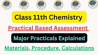 Federal board Class 11th Chemistry major practicals explained class 11 chemistry PBA [upl. by Carlos879]