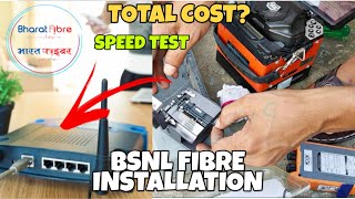 BSNL fiber broadband Review  BSNL fiber installation cost DBC dual band modem [upl. by Eniawd]