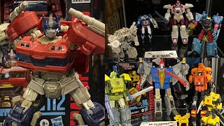 Hasbro transformers display at mcm comic con London Legacy united studio series 86 amp movie one [upl. by Karolyn]