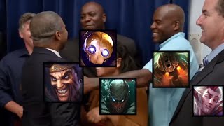 How DRAVEN players react to Support picks leagueoflegends [upl. by Eybbob701]