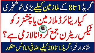 Income Tax Return for Pensioners in Pakistan  Allowances for Govt Employees  StepbyStep Guide [upl. by Anaiuq]