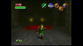 The Legend of Zelda Ocarina of Time  Ganons Castle Barrier Skip [upl. by Roumell]