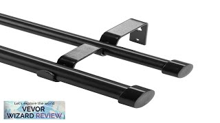 VEVOR 1 Inch Double Curtain Rods 36 to 72 Inches36ft Drapery Rods Review [upl. by Olcott]