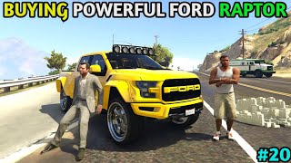 BUYING POWERFUL FORD RAPTOR  GTA V GAMEPLAY20  CRAZY TREVOR [upl. by Millford]