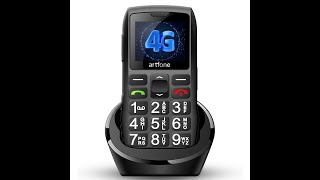 artfone C1Plus 4G Senior Big Buttons Mobile Phone [upl. by Cassey877]