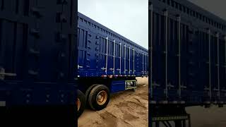 3 Axle Transport Van Semi TrailerHeavy Duty Home Appliances Transport Type Box Van Semi Trailer [upl. by Nnairrek684]