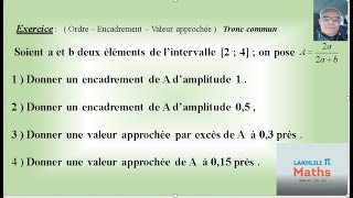 Encadrement et Valeur approchée التاطير  القيمة المقربة مع القيمة المطلقة [upl. by Mullac733]