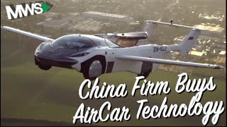 AirCar in China  European Flying Car Technology Sold to China [upl. by Azpurua]