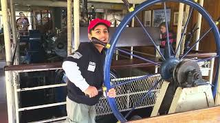 happy manoeuvring a paddle steamer [upl. by Sams702]