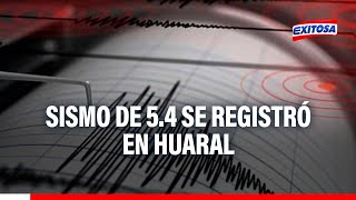 🔴🔵Sismo en Lima Se registró temblor de 54 magnitud al Oeste de Huaral [upl. by Searby490]