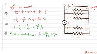 An ammeter A is connected as shown in the diagram Ammeter reading is [upl. by Walters385]