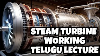 Steam Turbine Working  Turbine Parts  Types of Turbines  Governing  Types of Compounding Basics [upl. by Hachman]