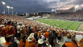 SEC Texas at Vanderbilt Game Atmosphere [upl. by Yelrahs]