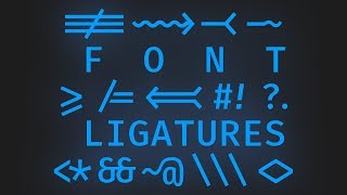 Setting Up Font Ligatures in Visual Studio Code in 5 Minutes [upl. by Shinberg]