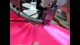 Flatlock stitch machine video [upl. by Dearman]