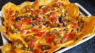 Receta fácil como hacer Nachos Mexicanos 🇲🇽🤤🌶 [upl. by Norine]