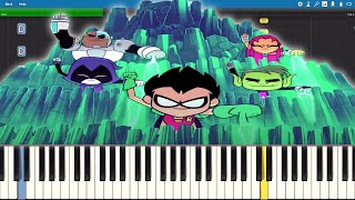 Teen Titans GO To The Movies  Time Cycles Song  Piano Tutorial [upl. by Bevis]