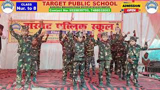 SANDESHE AATE HAI SONG DANCE  TARGET PUBLIC SCHOOL [upl. by Feenah]